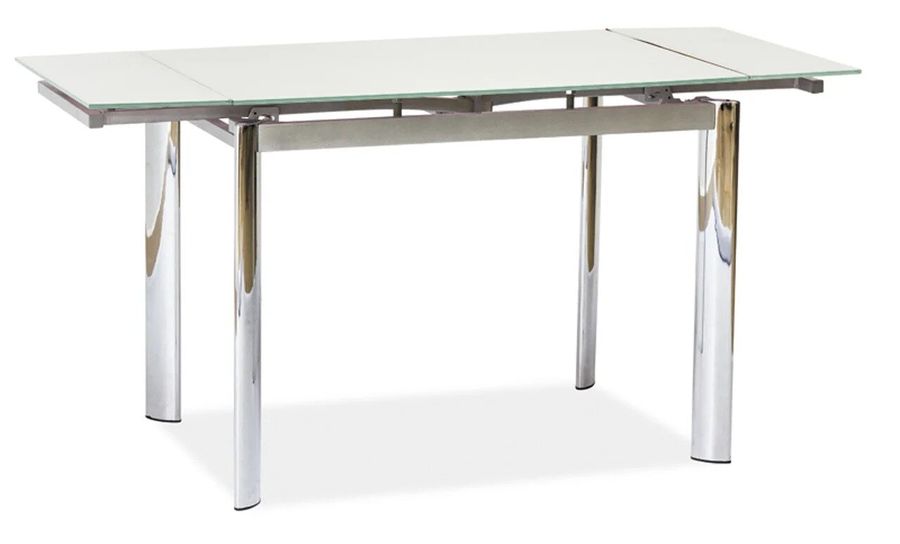 Білий розкладний стіл GD-019 100-150x70см SIGNAL обідній стіл на 8 осіб Польща