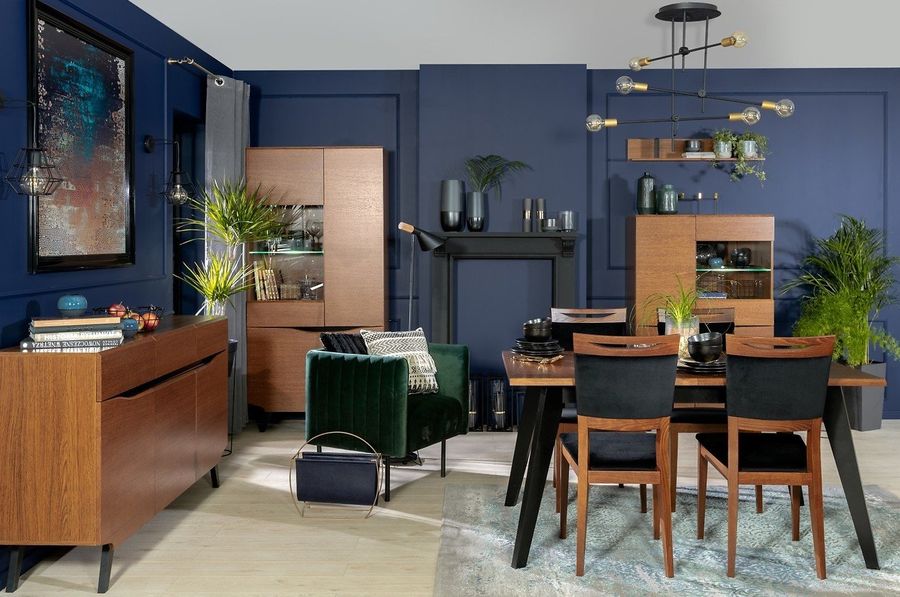 Комплект мебели в гостиную Madison BRW коричневый дуб Польша