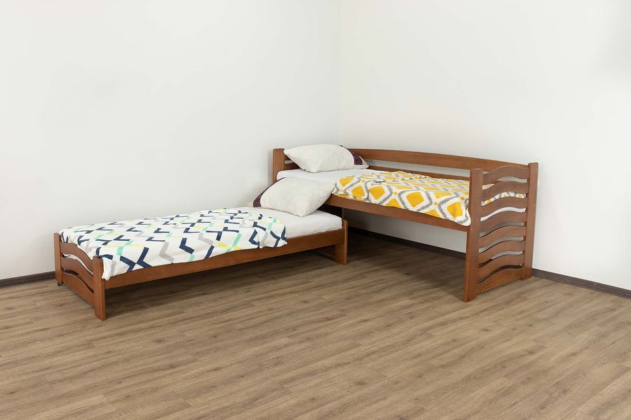 Односпальне ліжко з додатковим висувним спальним місцем Мальва