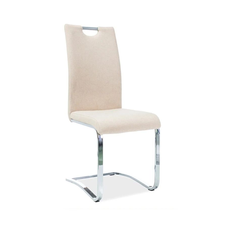 Дизайнерский удобный стул к столу H-790 SIGNAL бежевый в стиле лофт Польша