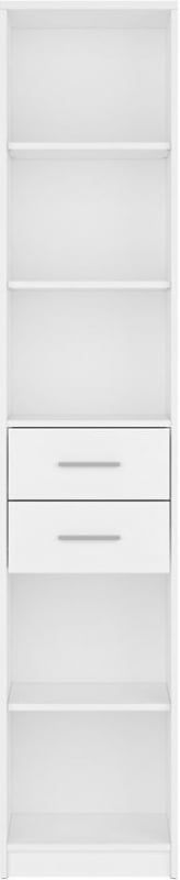Стеллаж BRW Nepo Plus S435-REG2S/40-BI, белый фото - artos.in.ua
