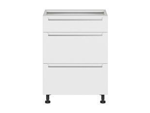 Нижня кухонна тумба BRW Iris K10-FB_D3S_60 / 82_2SMB / SMB-BAL / BISM, білий супер мат / альпійський білий, фото - artos.in.ua