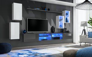 Комплект меблів у вітальню ASM Switch XXV 27 WG SW 25 Білий матовий / Білий глянцевий / Графіт матовий / Графіт глянсовий фото - artos.in.ua