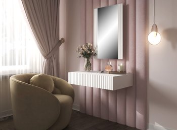Туалетний столик + дзеркало Verona Artos Design білий Польща