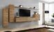 Фото 1: Комплект мебели в гостиную ASM Switch I WTL SW 1, дуб Wotan, фрезерованные фасады - artos.in.ua