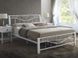 Двоспальне металеве Ліжко Parma SIGNAL 160x200 білий Польща