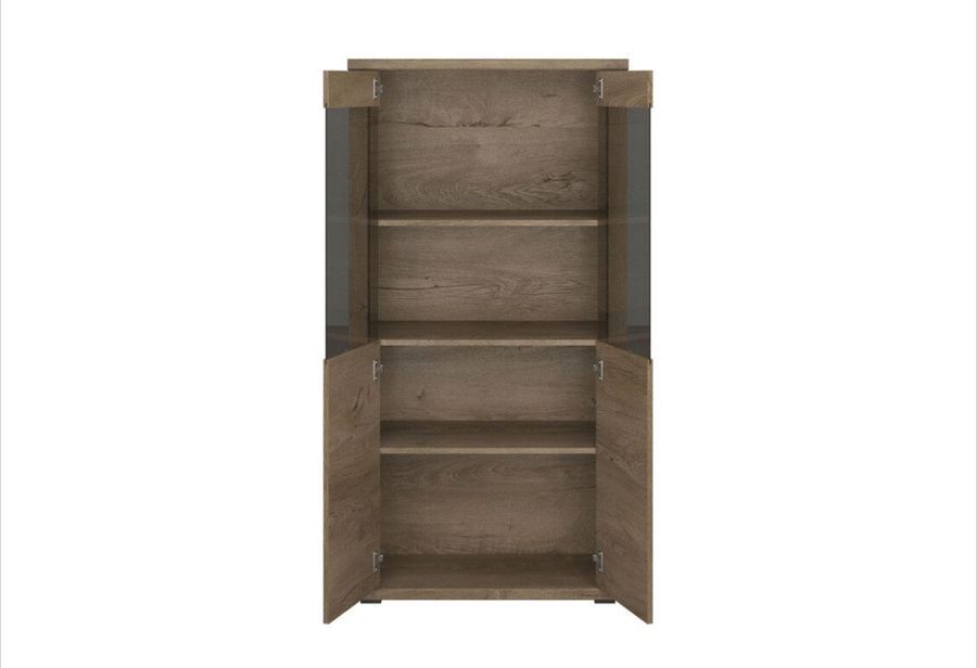Низкая витрина VMV Holding Cordan 2W, дуб бургундский фото - artos.in.ua