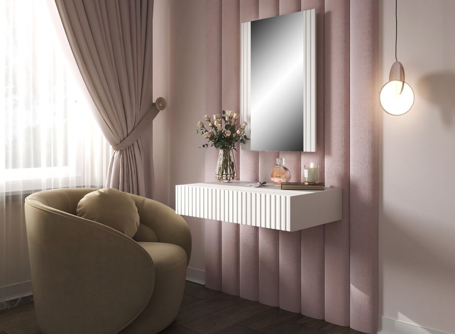 Туалетный столик + зеркало Verona Artos Design белый Польша