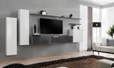 Комплект мебели в гостиную ASM Switch I 27 WG SW 1, белый матовый, белый глянцевый, графит матовый, графит глянцевый фото - artos.in.ua