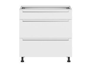 Нижня кухонна тумба BRW Iris K10-FB_D3S_80 / 82_2STB / STB-BAL / BISM, білий супер мат / альпійський білий, фото - artos.in.ua
