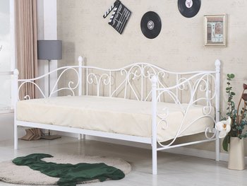 Ліжко HALMAR SUMATRA односпальне біле без ящика для білизни Польща