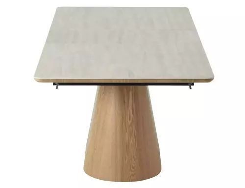 Обідній стіл Monaco Signal 160&times;90&times;75, travertine бежевий матовий, кераміка фото - artos.in.ua
