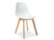Кухонный пластиковый стул Moris SIGNAL белый в скандинавском стиле Польша