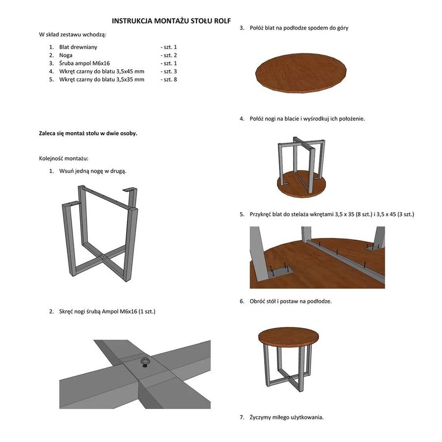Дизайнерський обідній стіл SIGNAL Rolf 90х90 SIGNAL Дуб на металевій основі Польща