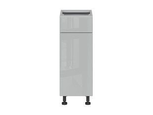 Нижняя кухонная тумба BRW Top Line K10-TV_D1S_30/82_P/SMB-SZG/SP, серый глянец/серый гренола, из Польши фото - artos.in.ua