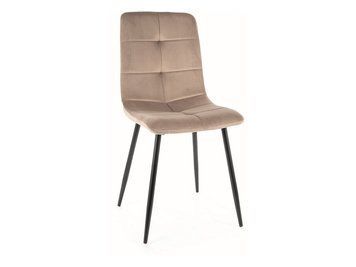 Стілець Ivo Signal 45&times;39&times;91, темно-бежевий, велюр Bluvel 40 фото - artos.in.ua