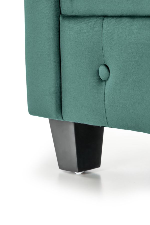Крісло для відпочинку ERIKSEN темно-зелений/чорний Halmar Польща