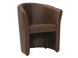 Зручне крісло для відпочинку TM-1 SIGNAL темно-коричнева тканина Польща