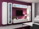 Фото 2: Стенка в зал с витриной Cama Vigo 6 180x300x42 Черный мат/Черный глянец - artos.in.ua