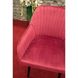Стильный современный стул ELINA SIGNAL красный велюр с подлокотниками Польша
