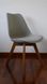 Модный кухонный стул KRIS SIGNAL светло серый на 4 ножках Польша