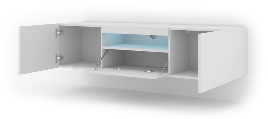 Тумба для под телевизор AURA 150 белый мат BIM FURNITURE фото - artos.in.ua