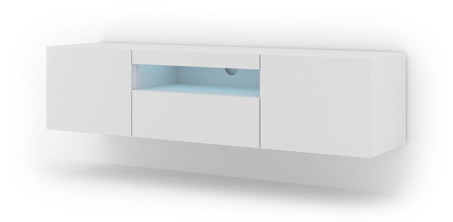 Тумба для под телевизор AURA 150 белый мат BIM FURNITURE фото - artos.in.ua