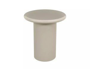 Журнальный столик Tip Signal &Oslash;45&times;40, темно-бежевый, лакированный МДФ фото - artos.in.ua