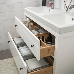 ІКЕА Тумба під умивальник з висувними ящиками HEMNES ХЕМНЕС / ORRSJÖN, 395.467.97 фото - artos.in.ua