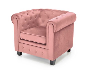 Крісло для відпочинку ERIKSEN рожевий/чорний Halmar Польща