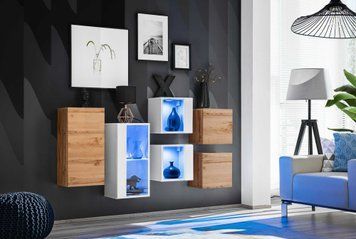 Комод ASM Switch SB IV 27 WWT SW SB4, белый матовый, белый глянцевый, дуб Wotan, дуб Wotan пвх фото - artos.in.ua
