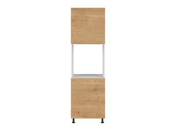Кухонный корпус под духовку BRW Sole K10-FH_DPS_60/207_L/L-BAL/DAA, дуб арлингтон, альпийский белый фото - artos.in.ua