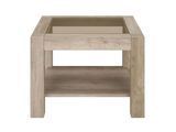 Журнальный столик BRW Rumbi 2 64/64 D05028-RUMBI2/64/64-DAMO, дуб Монумент, из Польши фото - artos.in.ua