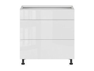 Нижня кухонна тумба BRW Top Line K10-TV_D3S_80 / 82_2SMB / SMB-BAL / BIP, білий глянцевий / альпійський білий, фото - artos.in.ua