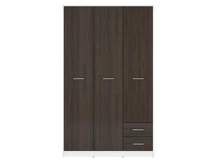 Шкаф BRW Nepo Plus S435-SZF3D2S-BI/WE, белый/венге, из Польши фото - artos.in.ua