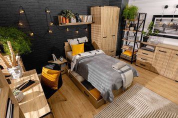 Комплект меблів у спальню BRW Lara Lara_2, ясень білоруський фото - artos.in.ua
