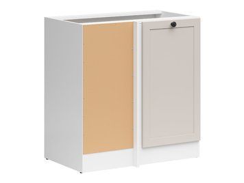 Тумба кухонна нижня кутова BRW Junona Line 100&times;60 &mdash; білий / кашемір, ліве відкривання фото - artos.in.ua