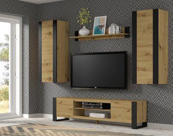 Комплект меблів у вітальню MONDI 2 дуб артизан BIM FURNITURE фото - artos.in.ua
