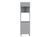 Кухонный корпус BRW Iris K10-FB_DPS_60/207_P/O-SZG/FER, ферро/гренола серый, из Польши фото - artos.in.ua