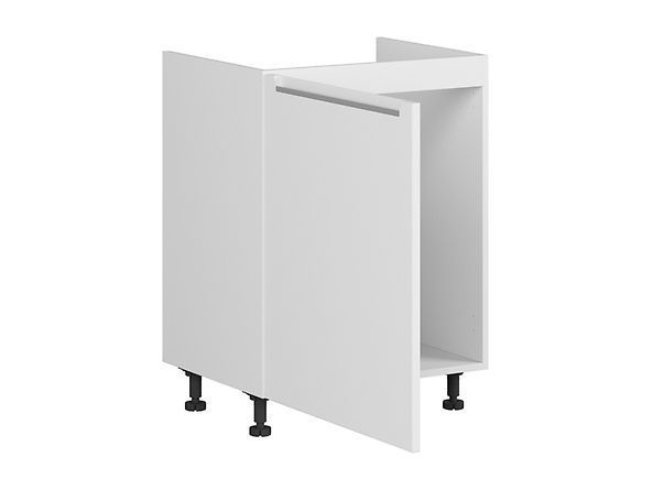 Нижняя кухонная тумба BRW Iris K10-FB_DK_60/82_L-BAL/BISM, белый супер мат/альпийский белый, из Польши фото - artos.in.ua