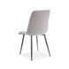 Крісло на кухню для столу Chic SIGNAL із сірої тканини на металевих ніжках Польща