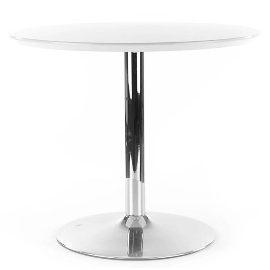 Круглий маленький кухонний стіл FLAVIO Fi90 SIGNAL білий Польща