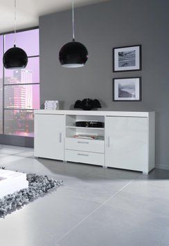 Комод CAMA SAMBA (reg5) Білий мат / Білий глянець фото - artos.in.ua
