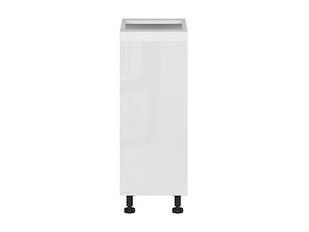 Нижняя кухонная тумба BRW Sole K10-FH_DC_30/82_C-BAL/BIP, белый глянцевый/альпийский белый, из Польши фото - artos.in.ua