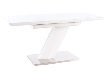 Розкладний стіл на одній нозі Toronto Signal білий 120(160)x80 Польща