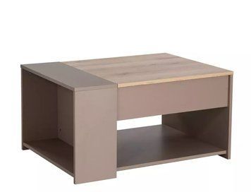 Журнальный столик Drop Signal 68&ndash;80&times;50&ndash;60&times;42, old wood / matera темно-серый, дуб артизан, ламинированная плита фото - artos.in.ua