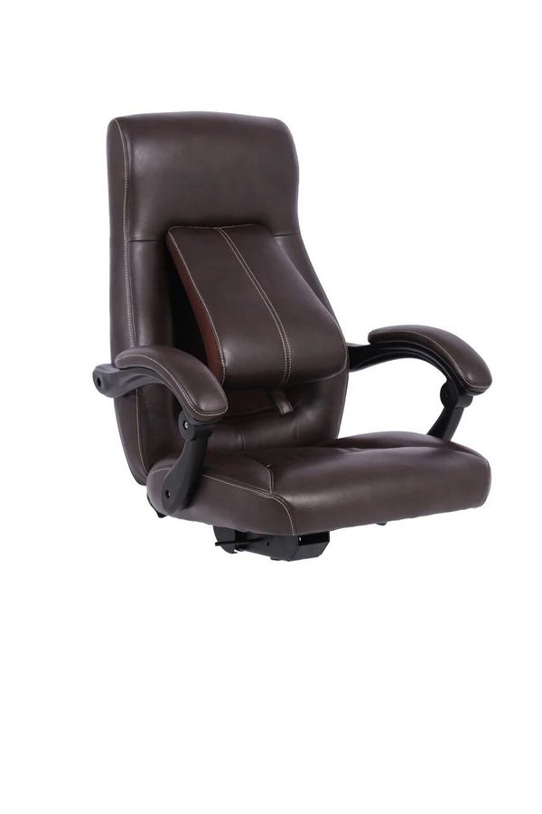 Кресло на колесиках в офис Boss SIGNAL коричневый цвет Польша