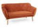 2-місний диван з оксамитовою оббивкою KARO 2 Signal - бук/кориця Bluvel 4215 Польща
