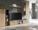 Фото 2: Стенка в гостиную ASM Wow HJZ WW, 255 см, Hickory Jackson / черный, LED - artos.in.ua