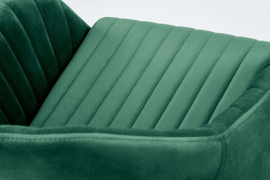 Молодіжне крісло FRESCO темно-зелений оксамит Halmar Польща